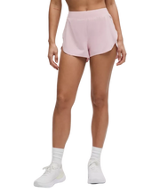 Lululemon Fast and Free High-Rise Classic-Fit Split Shorts 3" Pink Haze