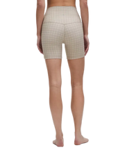 Lululemon Align High-Rise Shorts 6" Glow Grid Light Ivory Multi