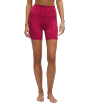 Lululemon Align High-Rise Shorts 6" Leopard Daisy Desert Red Magenta Smoke