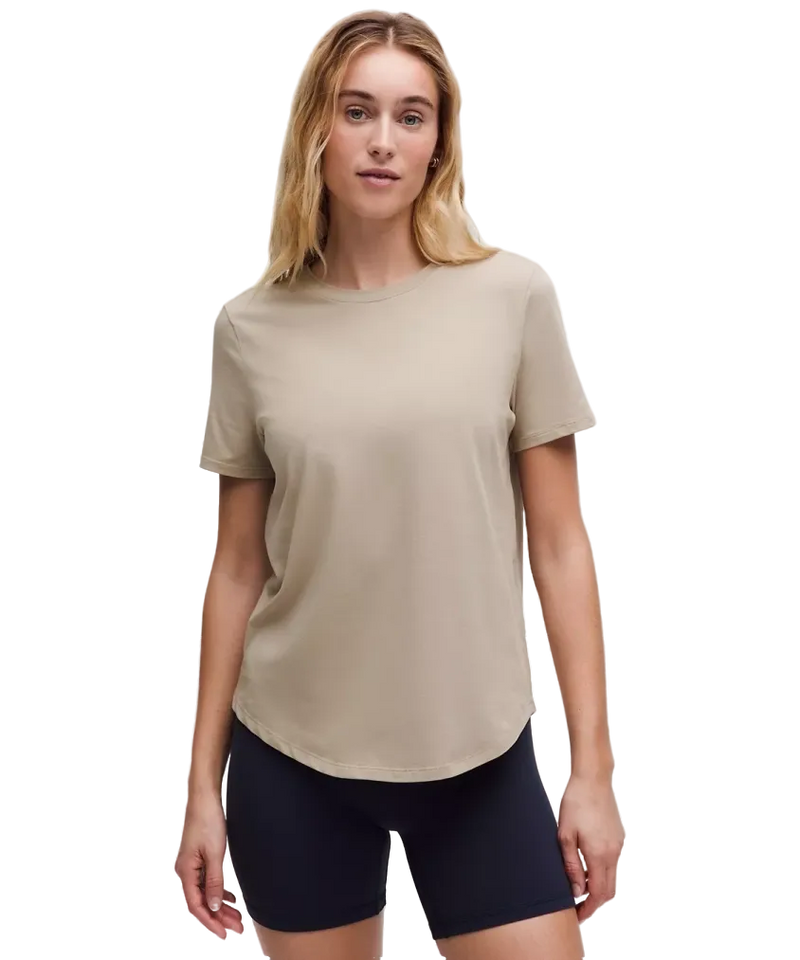 Lululemon Love Curved-Hem Crewneck T-Shirt Sheer Oak