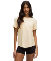 Lululemon Love Curved-Hem Crewneck T-Shirt Butter Cream