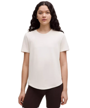 Lululemon Love Curved-Hem Crewneck T-Shirt Light Ivory
