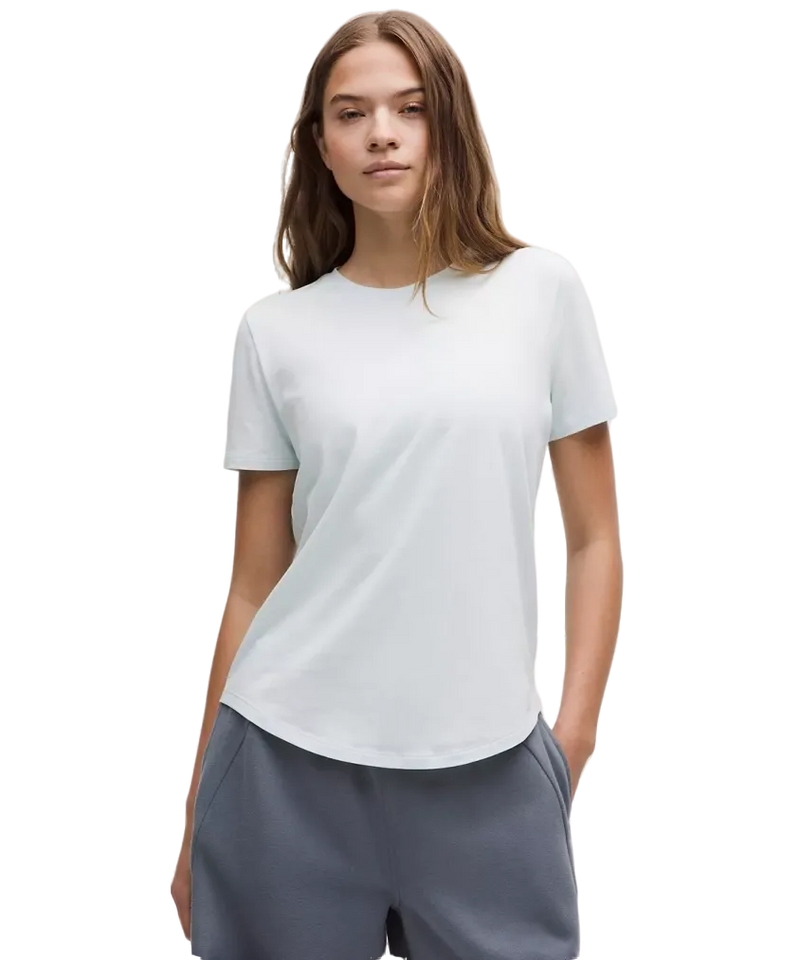 Lululemon Love Curved-Hem Crewneck T-Shirt Crater Blue