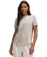 Lululemon Love Curved-Hem Crewneck T-Shirt Riverstone