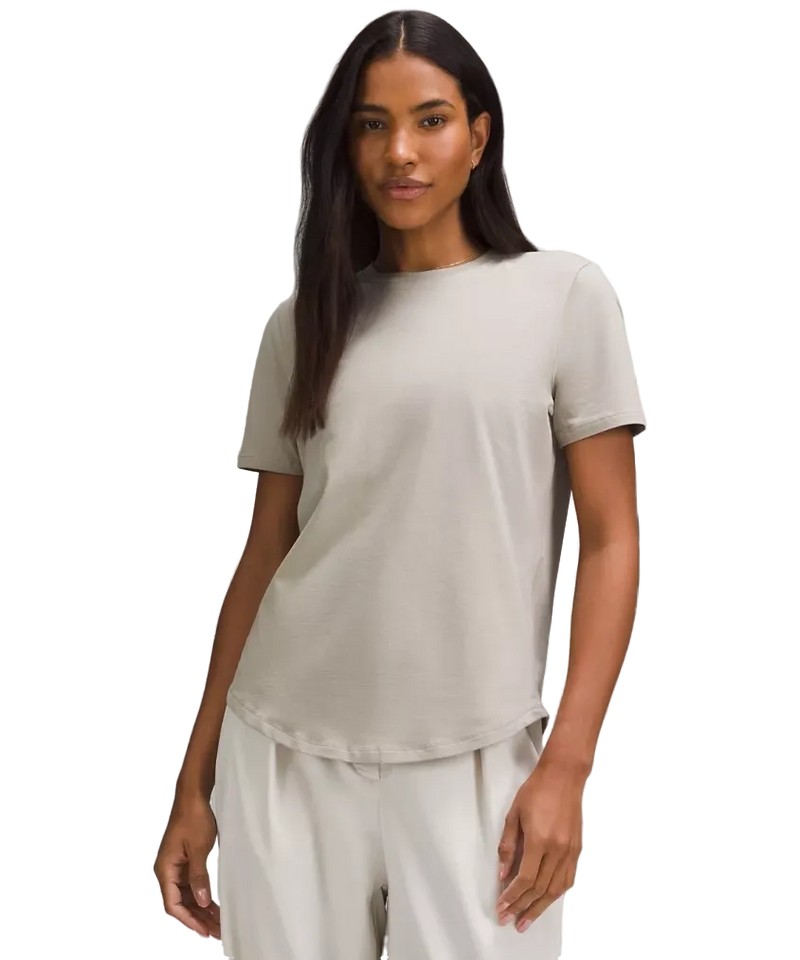 Lululemon Love Curved-Hem Crewneck T-Shirt Riverstone