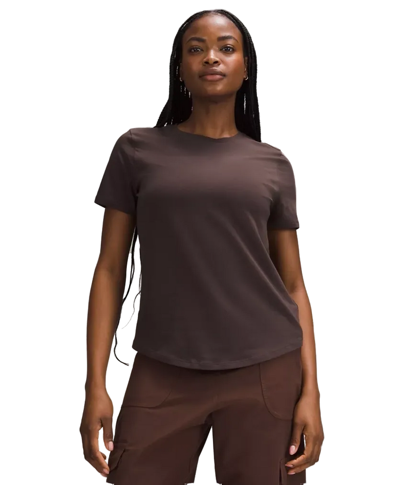 Lululemon Love Curved-Hem Crewneck T-Shirt Espresso