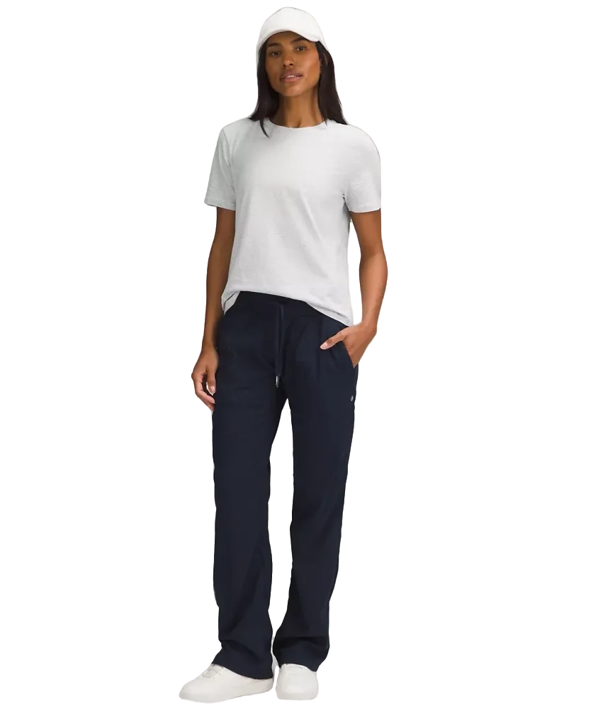 Lululemon Love Curved-Hem Crewneck T-Shirt Heathered Core Ultra Light Grey