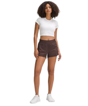 Lululemon Swiftly Tech Cropped Shorts-Sleeve Shirt 2.0 White