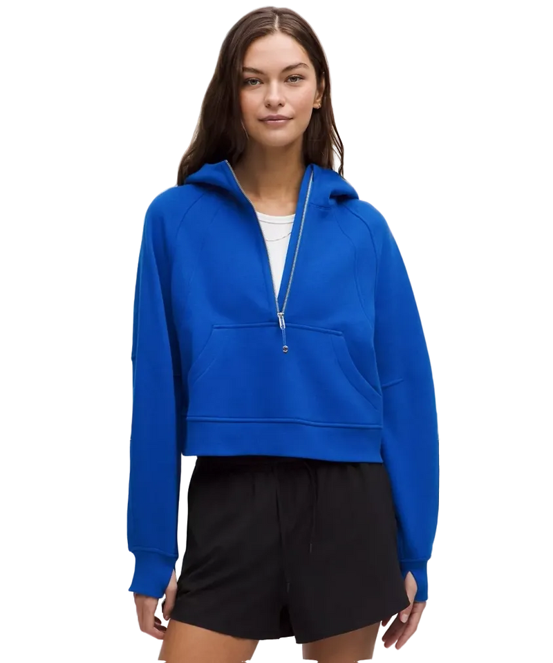 Lululemon Scuba Oversized Half-Zip Hoodie Galactic Cobalt