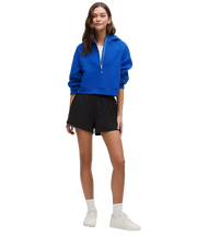 Lululemon Scuba Oversized Half-Zip Hoodie Galactic Cobalt