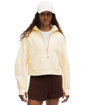 Lululemon Scuba Oversized Half-Zip Hoodie Butter Cream