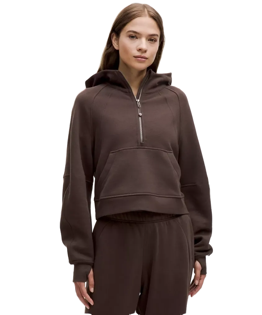 Lululemon Scuba Oversized Half-Zip Hoodie Espresso