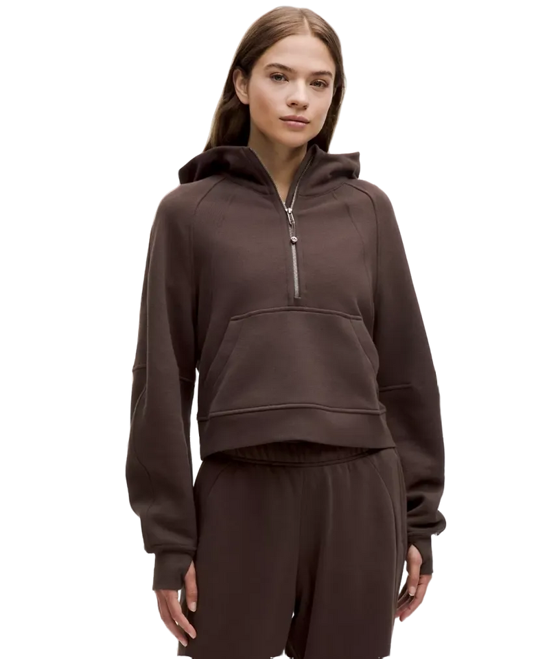 Lululemon Scuba Oversized Half-Zip Hoodie Espresso