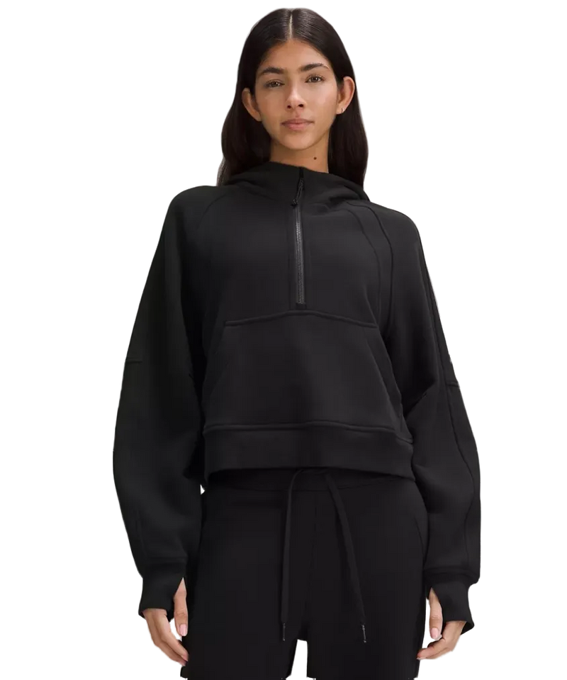 Lululemon Scuba Oversized Half-Zip Hoodie Black