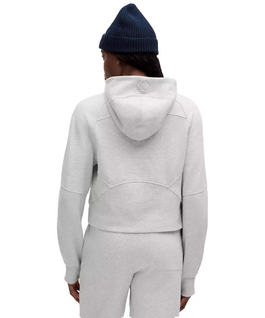 Lululemon Scuba Oversized Half-Zip Hoodie Heathered Core Ultra Light Grey