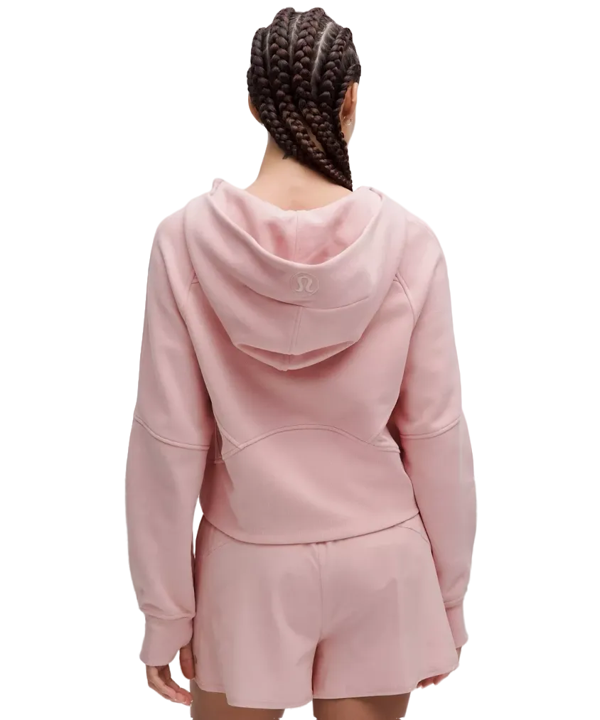 Lululemon Scuba Oversized Full-Zip Hoodie Pink Haze/Rose Gold