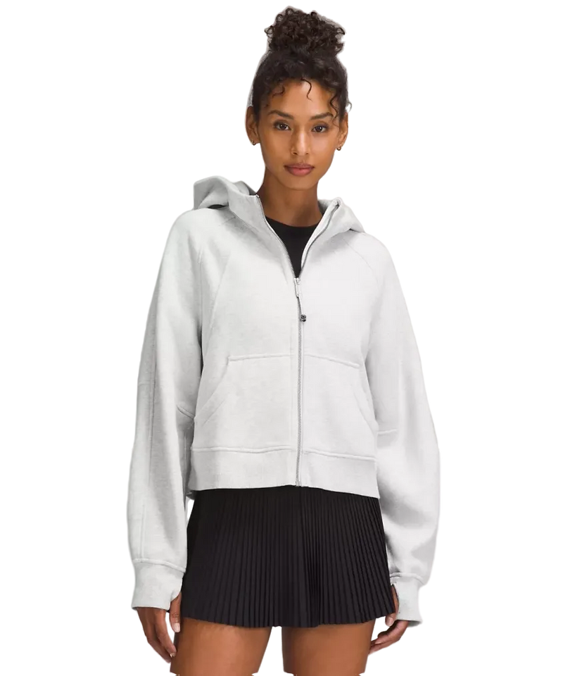 Lululemon Scuba Oversized Full-Zip Hoodie Heathered Core Ultra Light Grey
