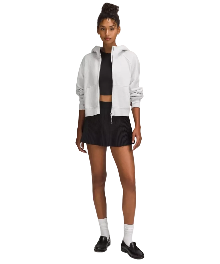 Lululemon Scuba Oversized Full-Zip Hoodie Heathered Core Ultra Light Grey