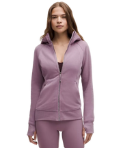 Lululemon Scuba Full-Zip Hoodie Lavender Lux/Mirror Silver
