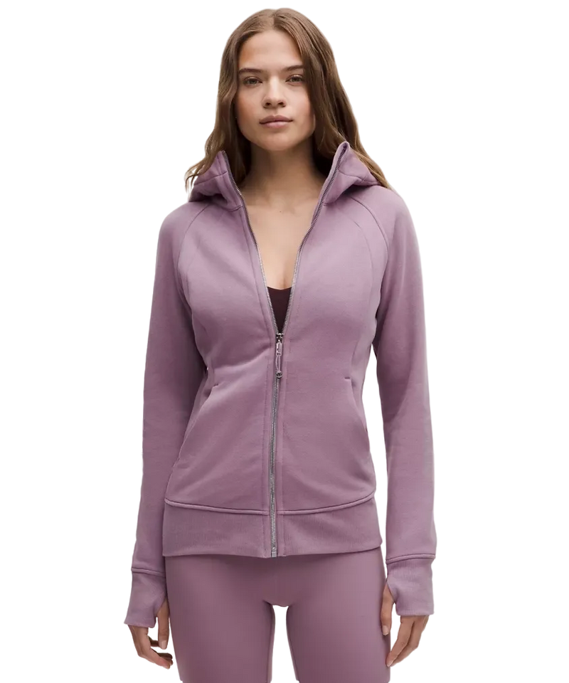 Lululemon Scuba Full-Zip Hoodie Lavender Lux/Mirror Silver
