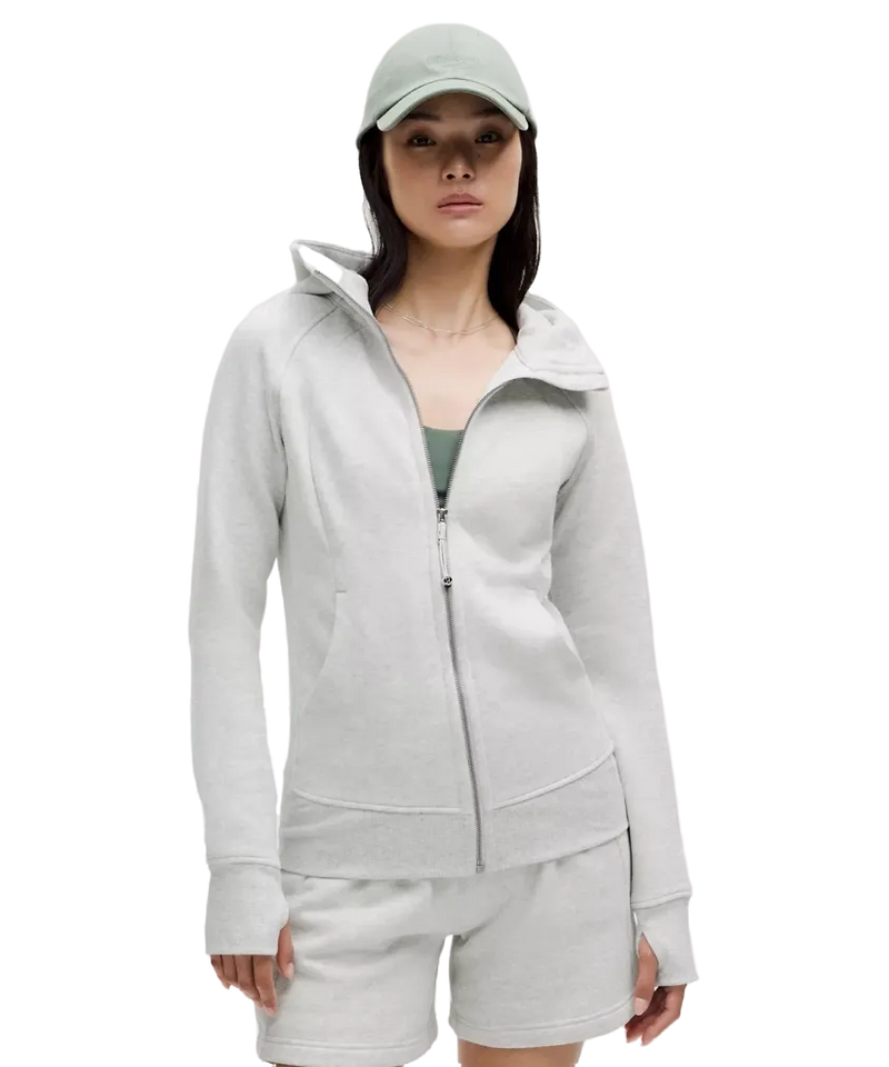 Lululemon Scuba Full-Zip Hoodie Heathered Core Ultra Light Grey
