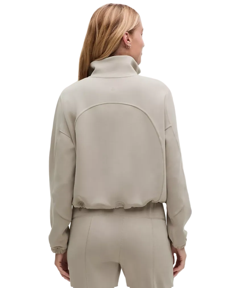 Lululemon Brushed Softstreme Half Zip Riverstone