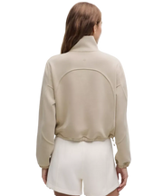 Lululemon Brushed Softstreme Half Zip Sheer Oak