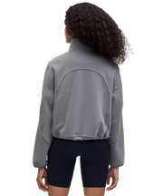 Lululemon Brushed Softstreme Half Zip Solar Grey