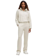 Lululemon Brushed Softstreme Half Zip Bone