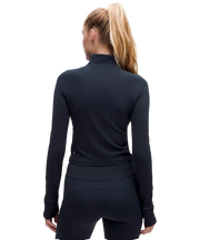 Lululemon It's Rulu Cropped Half Zip Updated True Navy
