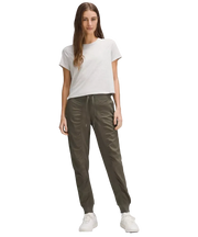 Lululemon Dance Studio Mid-Rise Jogger Full Length Army Green
