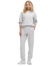 Lululemon Scuba Mid-Rise Oversized Jogger Regular Heathered Core Ultra Light Grey