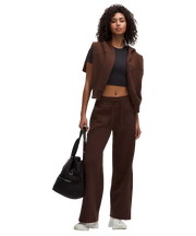 Lululemon Scuba Mid-Rise Wide-Leg Pant Lava Cake