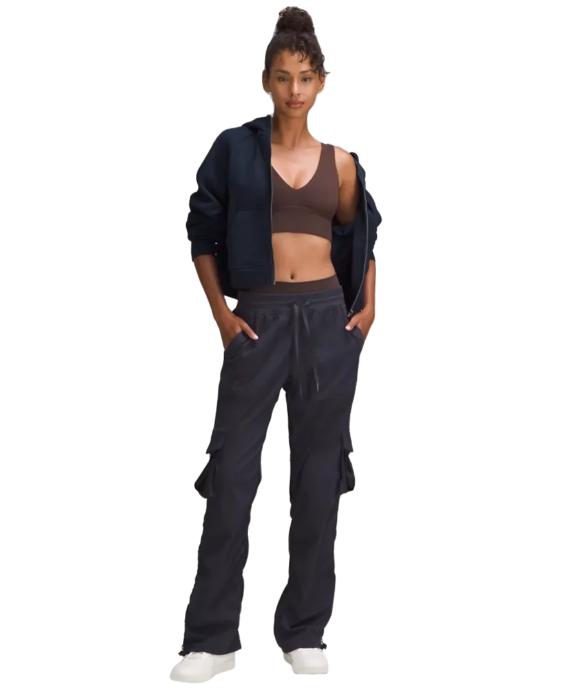 Lululemon Dance Studio Relaxed-Fit Mid-Rise Cargo Pant Black Night
