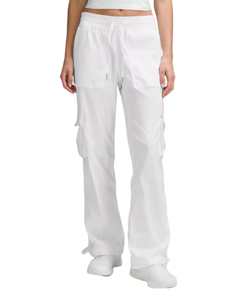 Lululemon Dance Studio Relaxed-Fit Mid-Rise Cargo Pant White