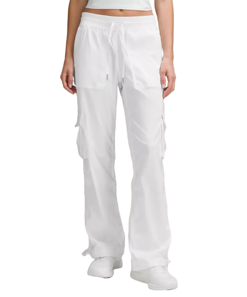 Lululemon Dance Studio Relaxed-Fit Mid-Rise Cargo Pant White