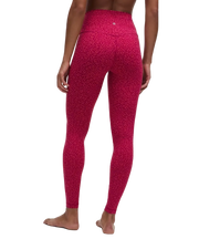 Lululemon Align High-Rise Pant 28" Leopard Daisy Desert Red Magenta Smoke