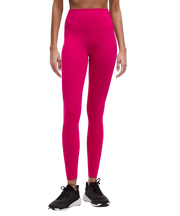 Lululemon Fast and Free High-Rise Tight 25” Pockets Updated Dark Red