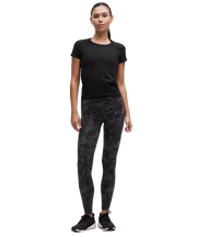 Lululemon Wunder Train High-Rise Tight 28" Hidden Heritage Lace Black Multi