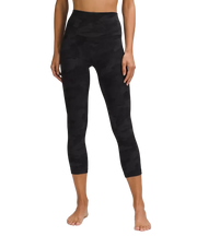 Lululemon Align™ High-Rise Crop 21" Heritage 365 Camo Deep Coal Multi