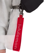 Lululemon Never Lost Keychain Lulu Red/White