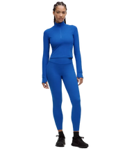 Lululemon Fast and Free High-Rise Tight 25” Pockets Updated Cerulean Blue