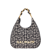 1945 Soft Hobo Large Monogrammed Jacquard Tote Bag