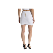 Shorts Tweed Skirt with Applications