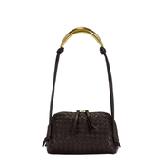 Concert Intrecciato Lambskin Pouch - Barolo