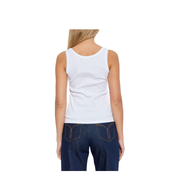 90s Vintage Logo Tank Top White