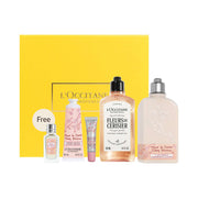 L'occitane Cherry Blossom Giftset With Free EDT (5 pcs) - L'occitane