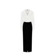 Off-White Velvet Skirt