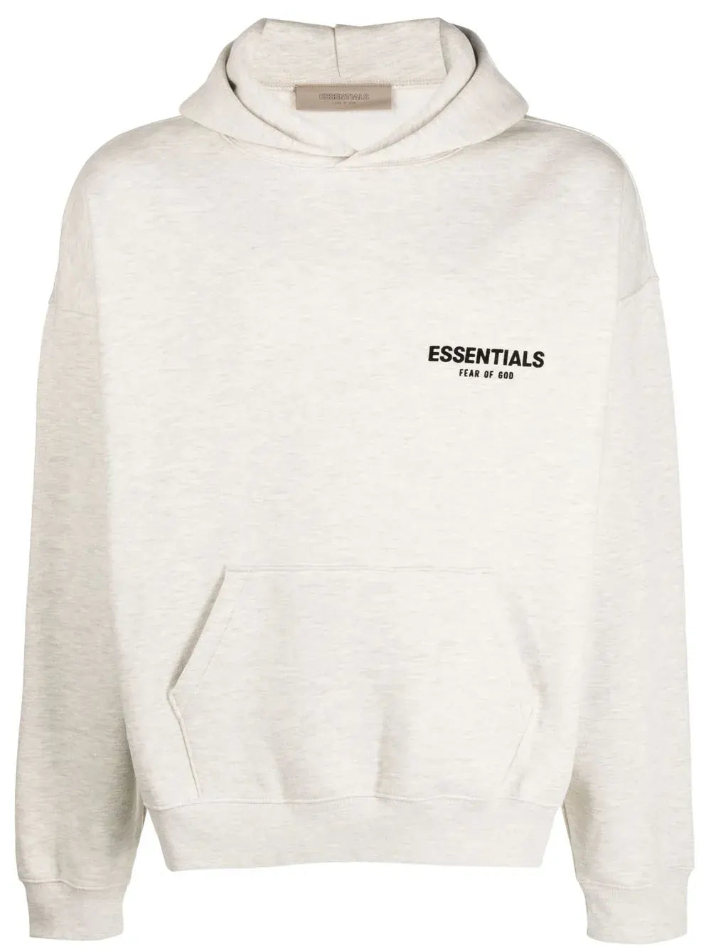 FEAR OF GOD ESSENTIALS logo-print hoodie light beige
