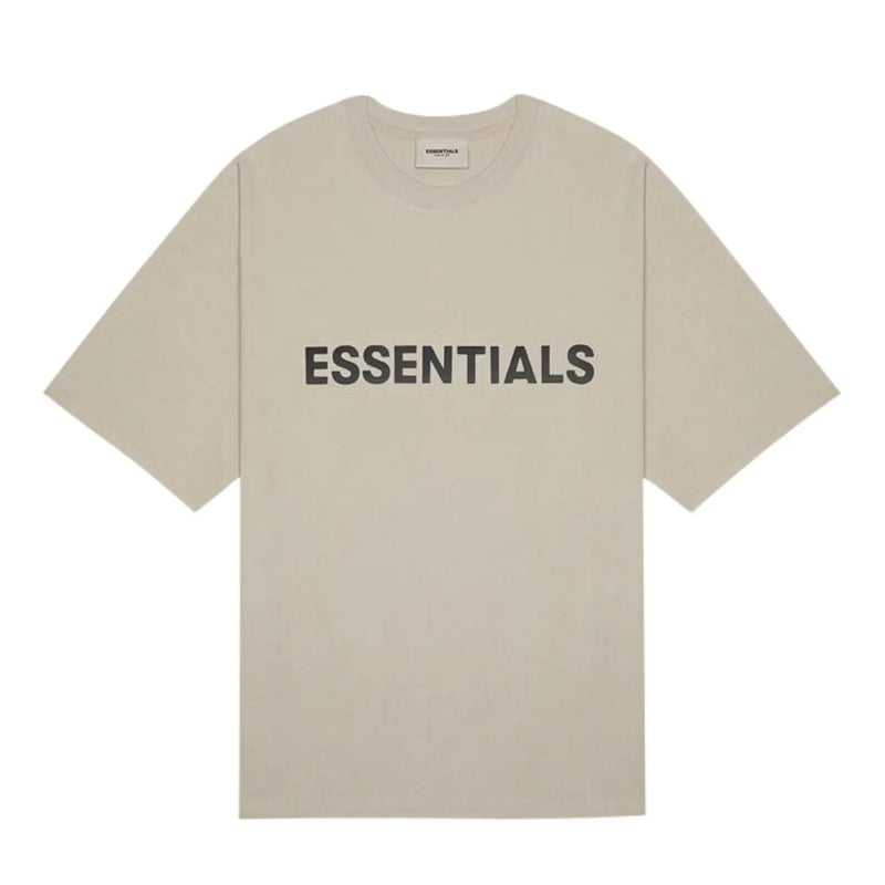 Fear of God Essentials Applique Logo T-Shirt Tan